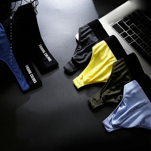 Slip Sexy Da Uomo Perizoma Bikini Intimo Tasca Posteriore Mutandine Costume ☆ - Foto 6 di 28