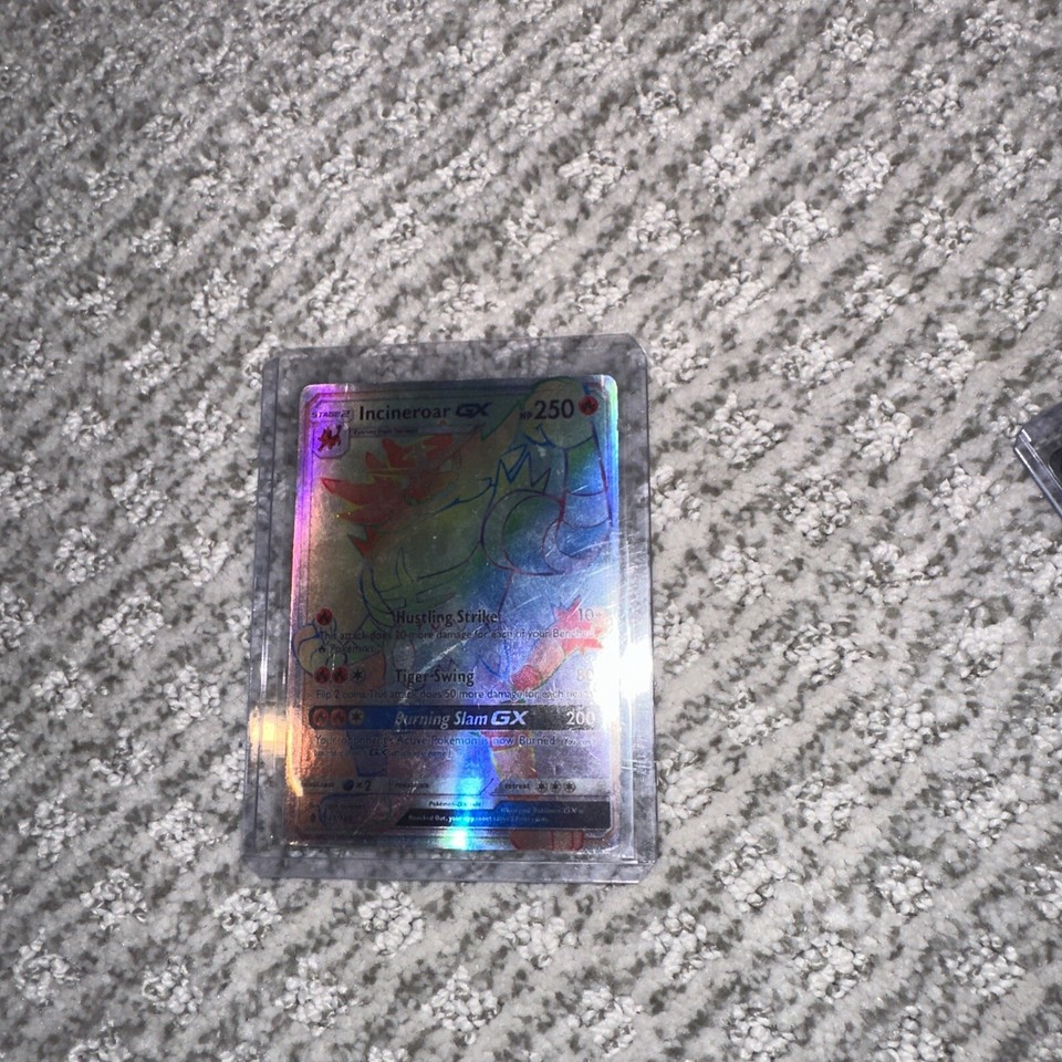 Incineroar GX 147/145 Ultra Rare Rainbow Full Art Guardians Rising ...