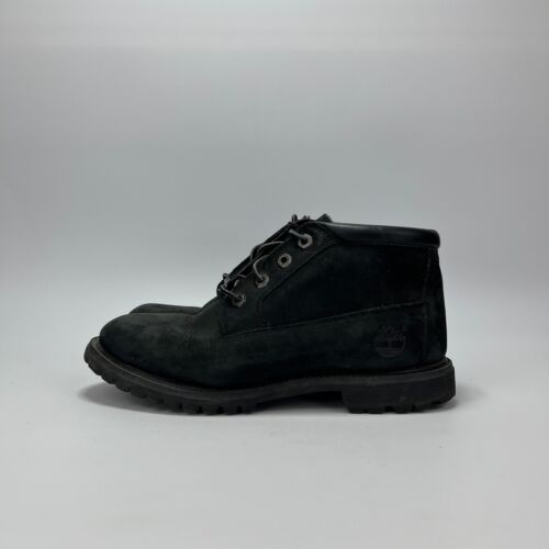 Timberland Nellie Black Leather Waterproof Chukka Casual Boot Women's Size 6M - Picture 2 of 10