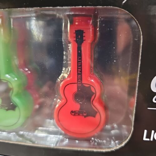 NEW 2 Sets Elvis Presley And Guitars Christmas Light Covers Graceland Attachment - Picture 2 of 8