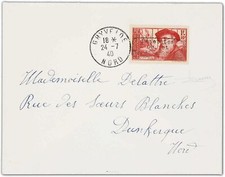 Deutsche Besetz.II.WK Frankr. D&uuml;nkirchen, 1940, 171, Brief