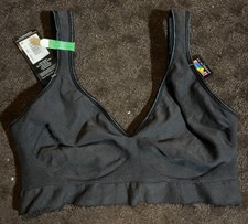 Bali BLACK Comfort Revolution ComfortFlex Fit Wirefree Bra, US Large NEW NWT