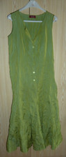 Sommer Kleid, Maxikleid, Apfel Grün, Marke Hammer, 100% Polyester, Größe 40