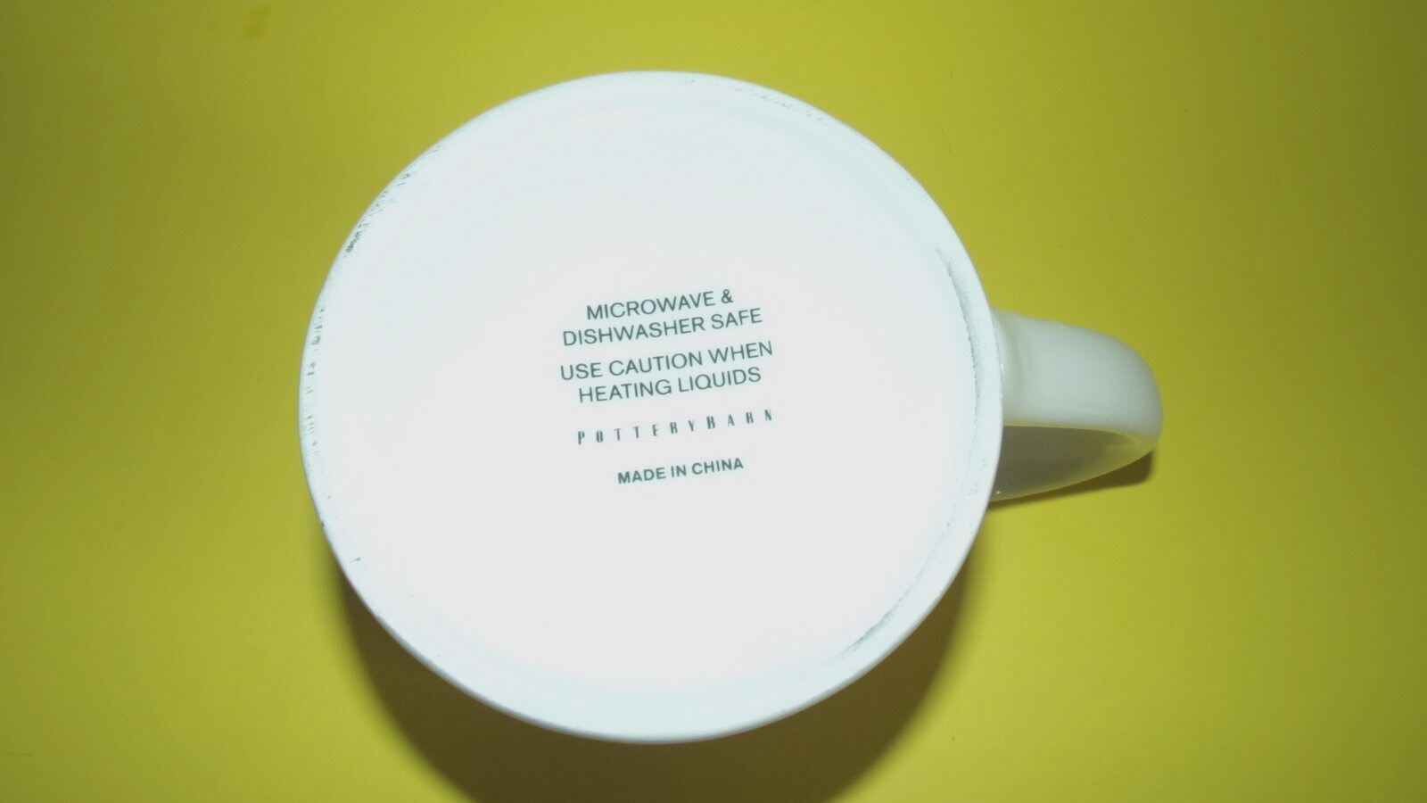 Pottery Barn Winter / Holiday / Reindeer with Holly & Birds 12 oz