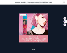 JEROME RUSSELL TEMPORARY HAIR COLOR SPRAY PINK