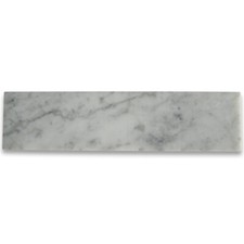 C57P 2x8 Carrara Marble Tile Polished Venato Bianco Carrera Wall  Floor