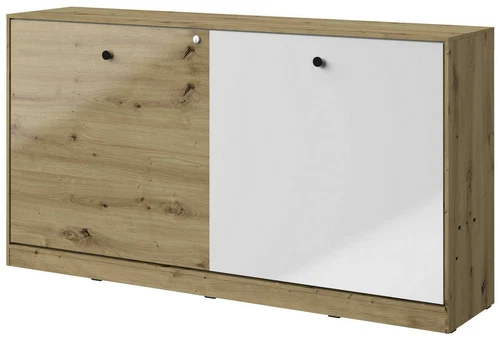 Schrankbett NERO16 Wandklappbett Schrankklappbett Wandbett Bett Horizontal90x200 - Bild 7 von 14