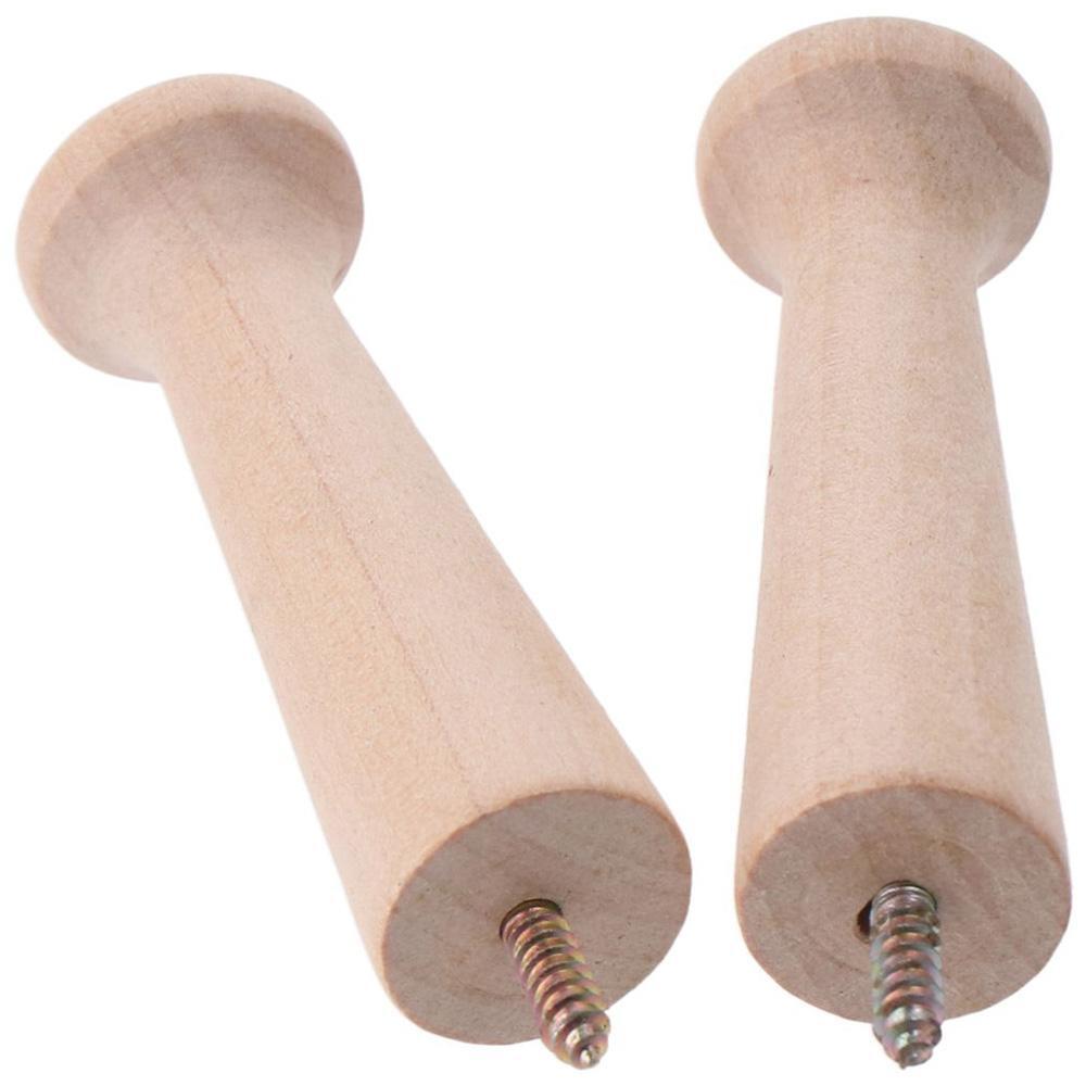 20PCS Wood Wooden Shaker Peg 2.71*0.87inch Screw on shaker pegs Towel