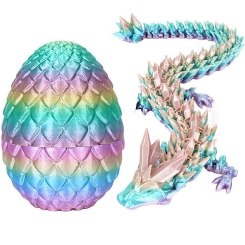 3D Printed Dragon Eggs with Dragon Inside,Articulated Dragon Gifts,Fidget Toys - Zdjęcie 12 z 28