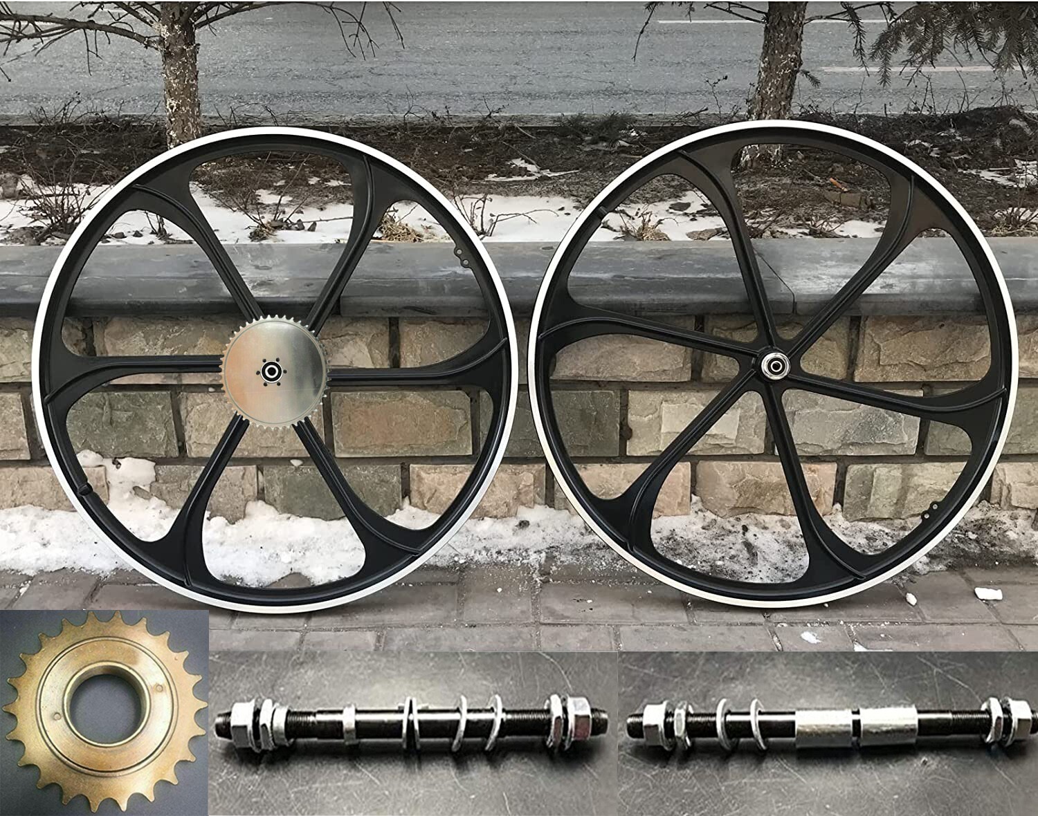 Kit Essieux Et Roulements CDHPOWER Pour Vélo Motorisé - Alu 26/700C, Roue Arrière, Pour Montage Facile