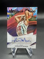HAROLD MINER 2020-21 COURT KINGS BRUSH STROKES PURPLE AUTO 01/35 Alpha