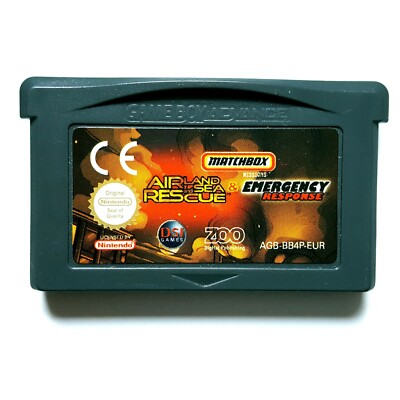 Matchbox Airland and Sea Rescue & Emergency Response Nintendo GameBoy Advance