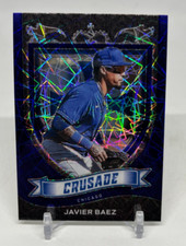 2021 Panini Chronicles Javier Baez Crusade #6 Blue Velocity