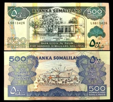 SOMALILAND 500 SHILLING Year 2011 Banknote World Paper Money UNC Currency Bill