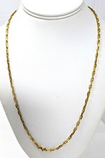 14K Gold Chain Necklace, 23'' Long