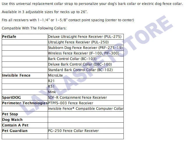 Pet stop best sale compatible collars