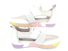 Steve Madden Arctic Slip On Sneaker Shoes Women  s Size 8.5M White Multicolor