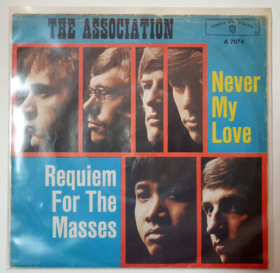 The Association   Never My Love / Requiem For The Masses ''7 Single'' Vinyl Zustan