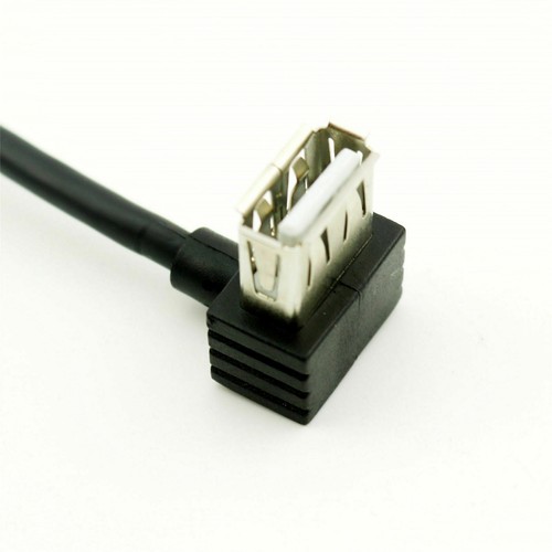 RS232 DB9 Female to USB 2.0 A Up angle 90 degree Female Serial Cable Connector - Picture 5 of 6