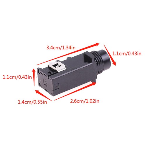 5PCS Audio Straight jack Connector Jack Stereo Dual Channel Microphone Socke _ou - Photo 3/12