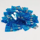 50 x 15 Amp Blue Standard Blade Fuses Amps 15A Fuse Car Van Auto Marine ATO