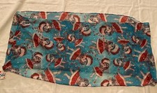 Justice Girls Santa Cat Sparkle Blue Red Multi Eternity Scarf
