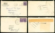 USA 1940 covers to Adm. Byrd/Little America/USS BEAR