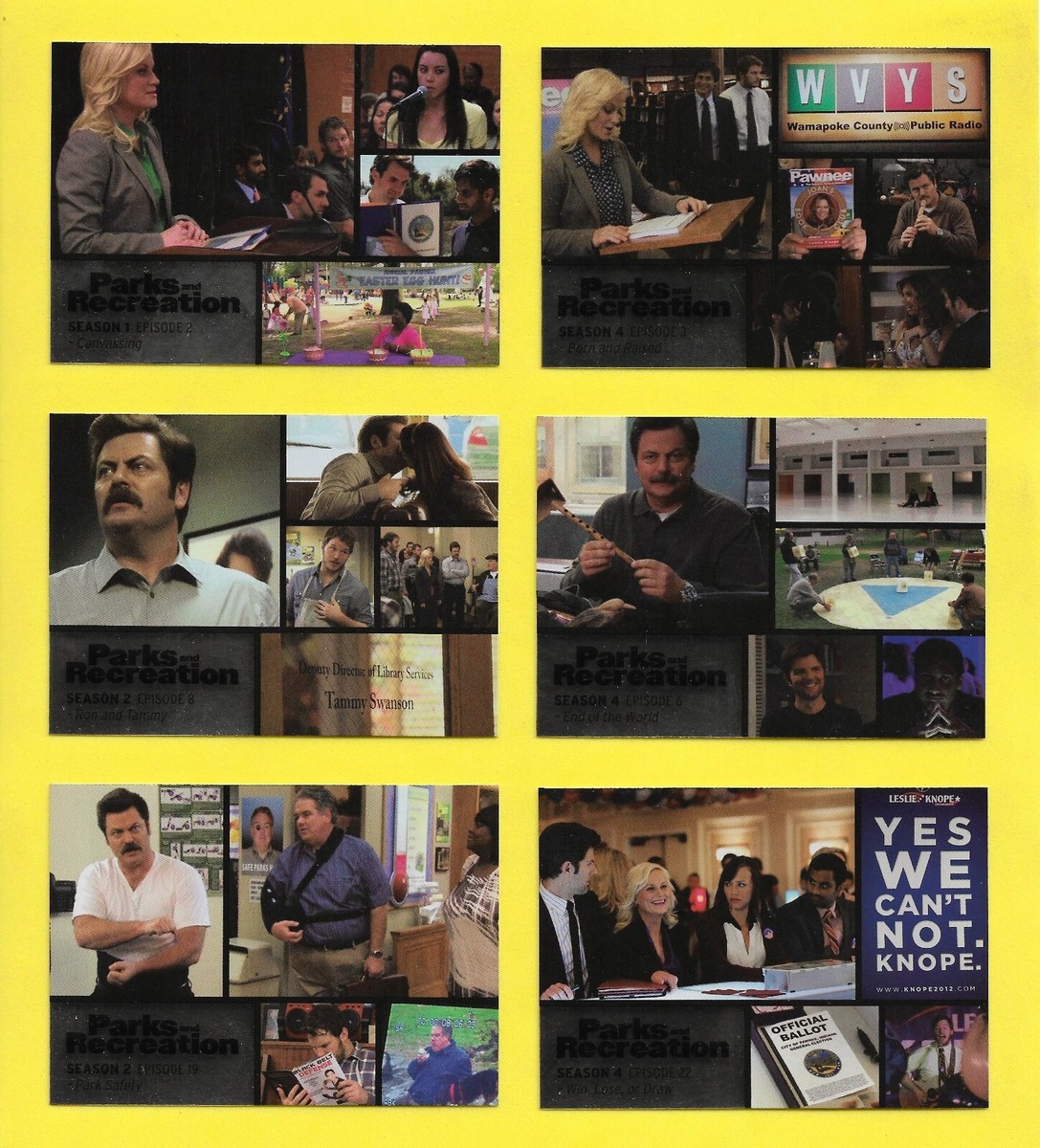 2013 Press Pass Parks and Recreation Foil Parallel Cards #s 90 You Pick  Card
