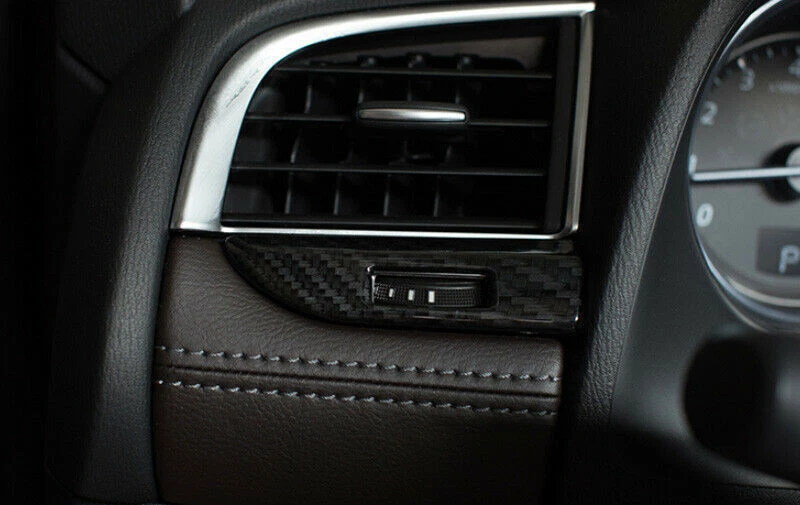 For Mazda 6 2016-2017 Carbon Fiber interior Console Dashboard Strip Trim Covers Foto 2 de 4