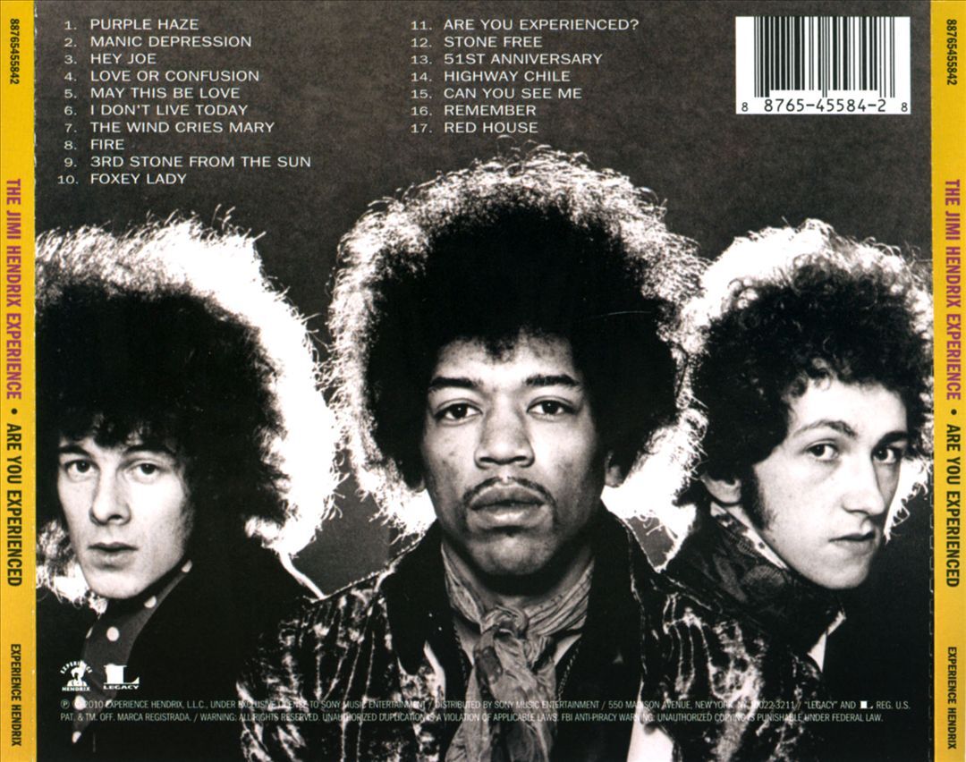 JIMI HENDRIX EXPERIENCE ARE YOU EXPERIENCED? NEW CD
