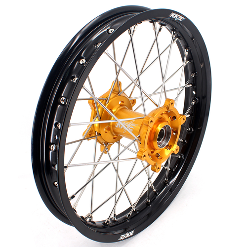 KKE 21/18 Spoked Wheels Rims Fit Suzuki DRZ400SM DRZ400S 2000-2025 400E 400 Gold - Picture 9 of 14