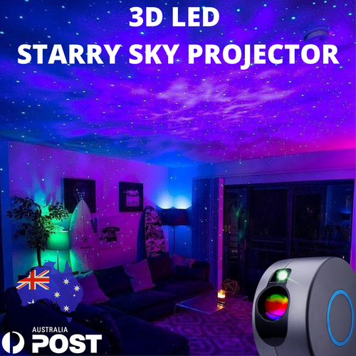 3D Aurora LED Starry Sky Star Projector 