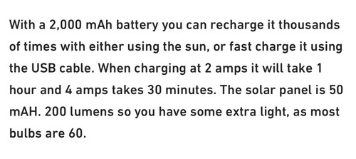 Ready Hour 9-IN-1 LED Rechargeable Flashlight - Picture 7 of 7