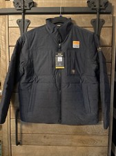 Ariat Mens Rebar Valiant Stretch Canvas Water Resistant Insulated Jacket XL New