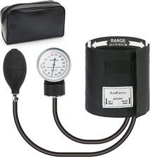 LotFancy Aneroid Sphygmomanometer Manual Blood Pressure Cuff 10-16'' BP Gauge