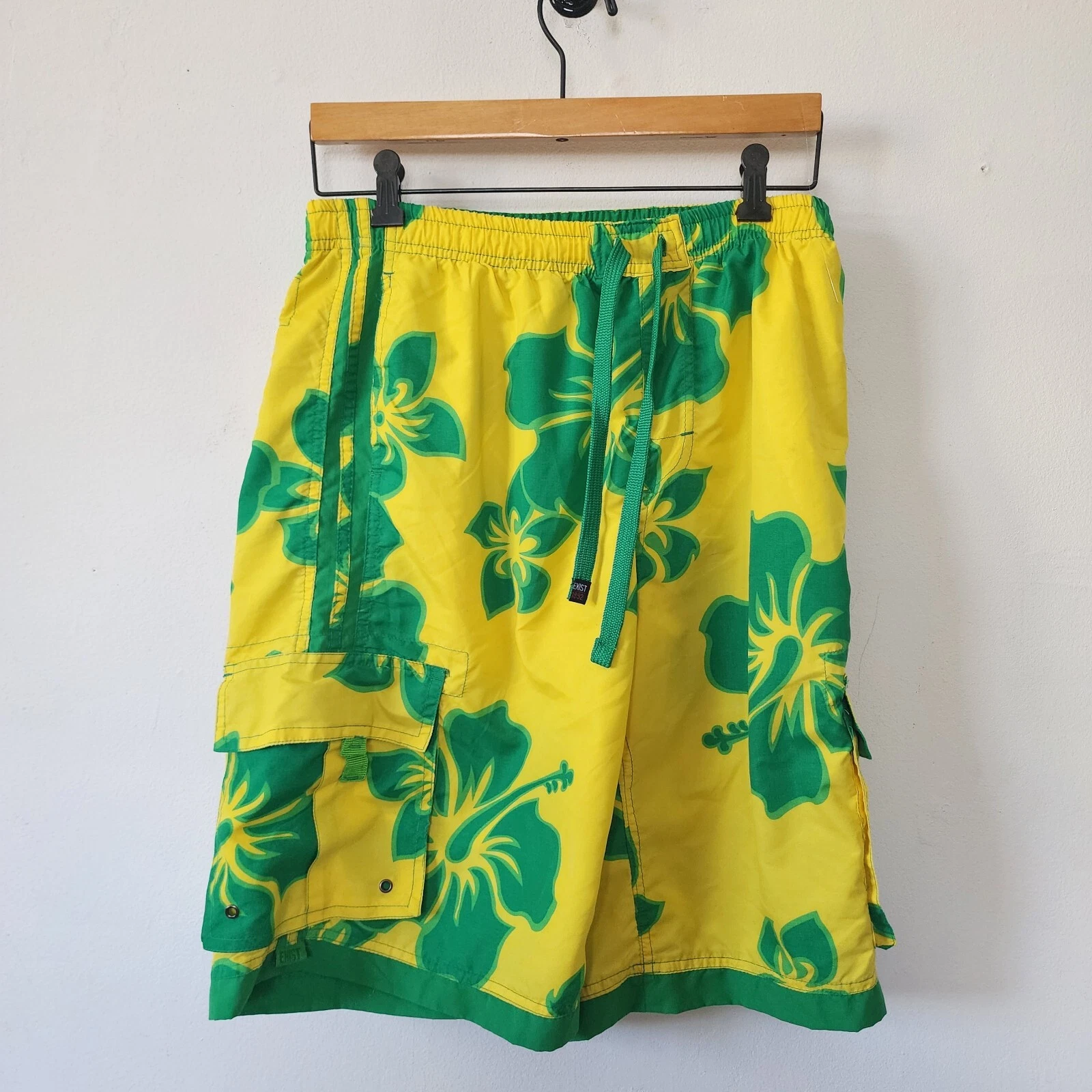 Maillot de bain Y2K Exist Supreme jaune vert homme grand