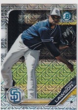 2019 BOWMAN CHROME MOJO REFRACTORS RC REGGIE LAWSON SAN DIEGO PADRES S4963