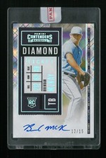 2020 Panini Contenders BRENDAN MCKAY #113 Diamond Ticket ~ Auto 12/15