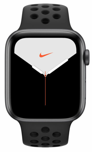 Apple+Watch+Series+5+Nike+44mm+Space+Gray+Aluminum+Case+with+
