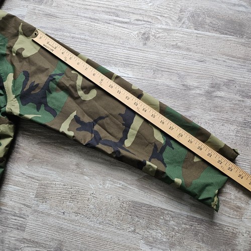Giacca vintage militare US Calvary taglia M nylon Gore-Tex Woodland mimetica full zip USA - Foto 16 di 19