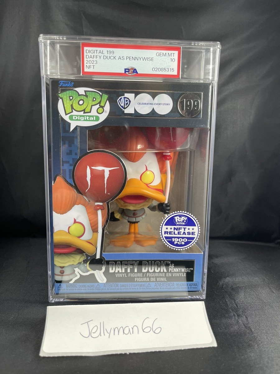 Funko Digital #199 Daffy Duck As Pennywise PSA 10 GEM MINT