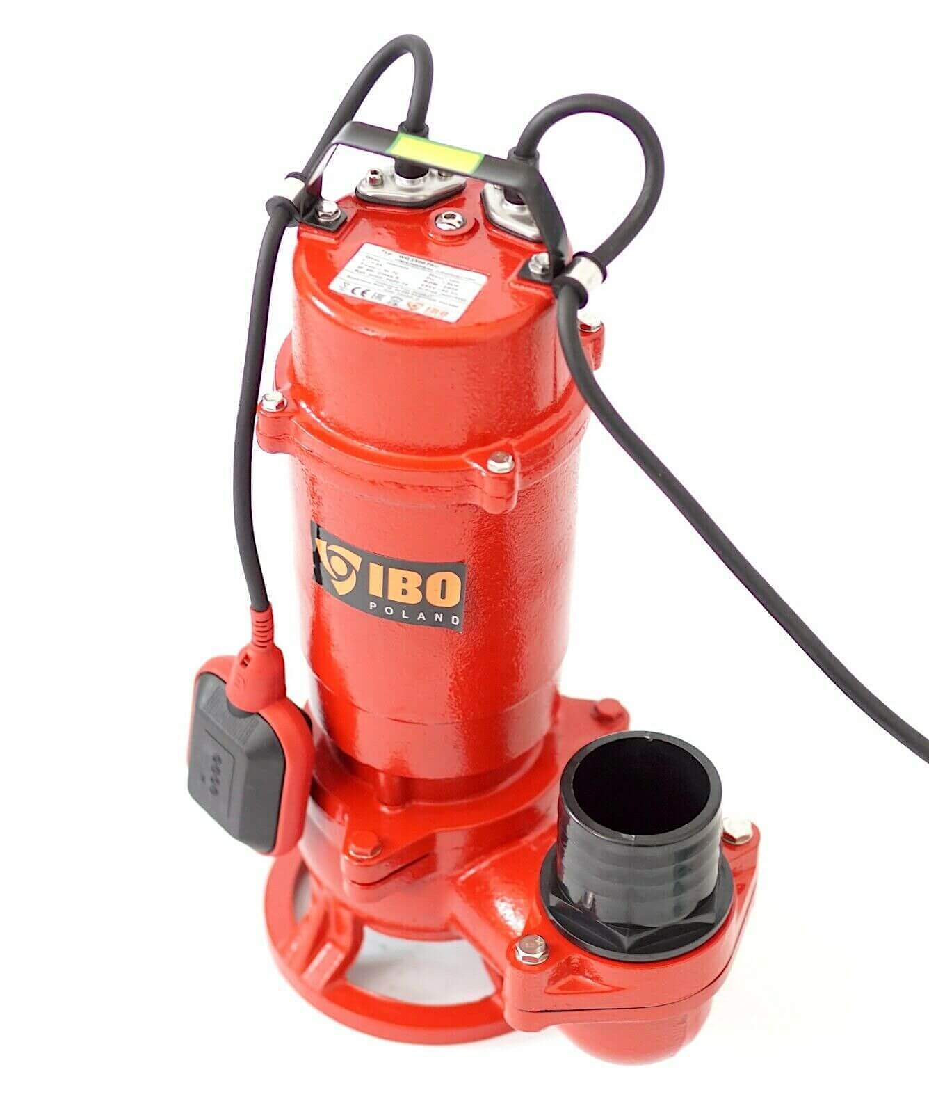 1500W Tauchpumpe Edelstahl - Schmutzwasserpumpe Mit Schwimmer 36000 L/H Baupumpe