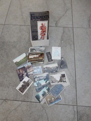 100 POSTKARTEN VIELE EDWARDIANER UND WK1 ÄRA MIT EINIGEN SPÄTER + FRAGMENTE 