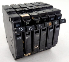  Lot of 6 THQP1115 GE 15 Amp Circuit Breaker - Next Day Option