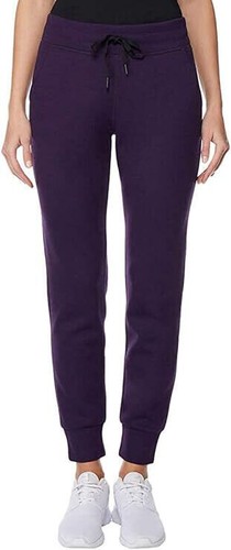 32 GRAD Damen Tech Fleece Jogginghose (lila-ht schwarz Cordl, Small) Neu mit Etikett - Bild 1 von 3