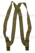 M1950 Trouser Pant Suspenders Elastic OD Green US Military Surplus VGC