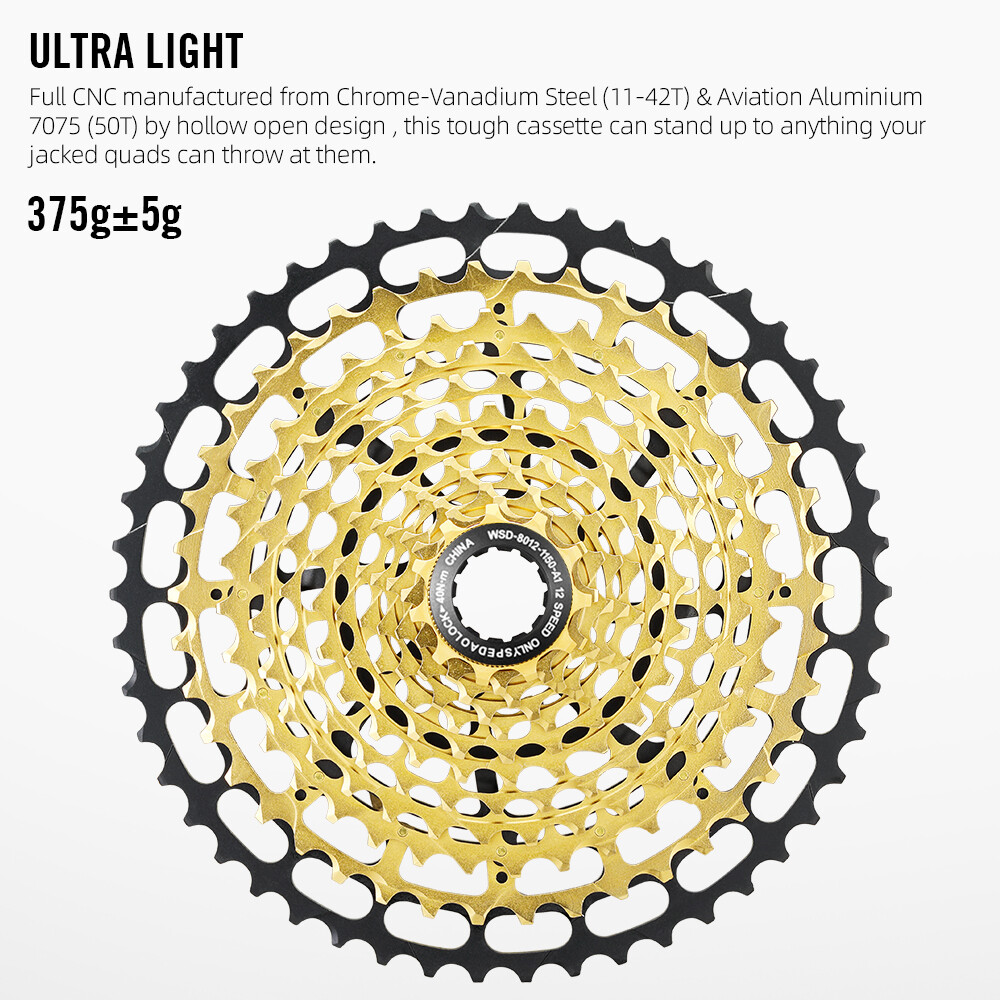 12s MTB Freewheel 12 speed 11-50T Mountain Bike Cassette CNC For Shimano HG Hub