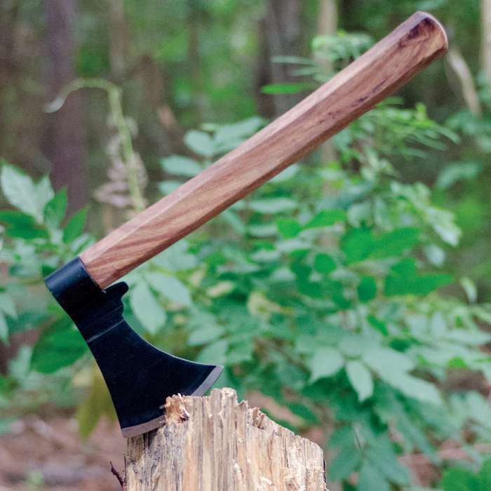 13" Tactical Tomahawk Throwing Hatchet Axe Fixed Blade Survival Knife Camping