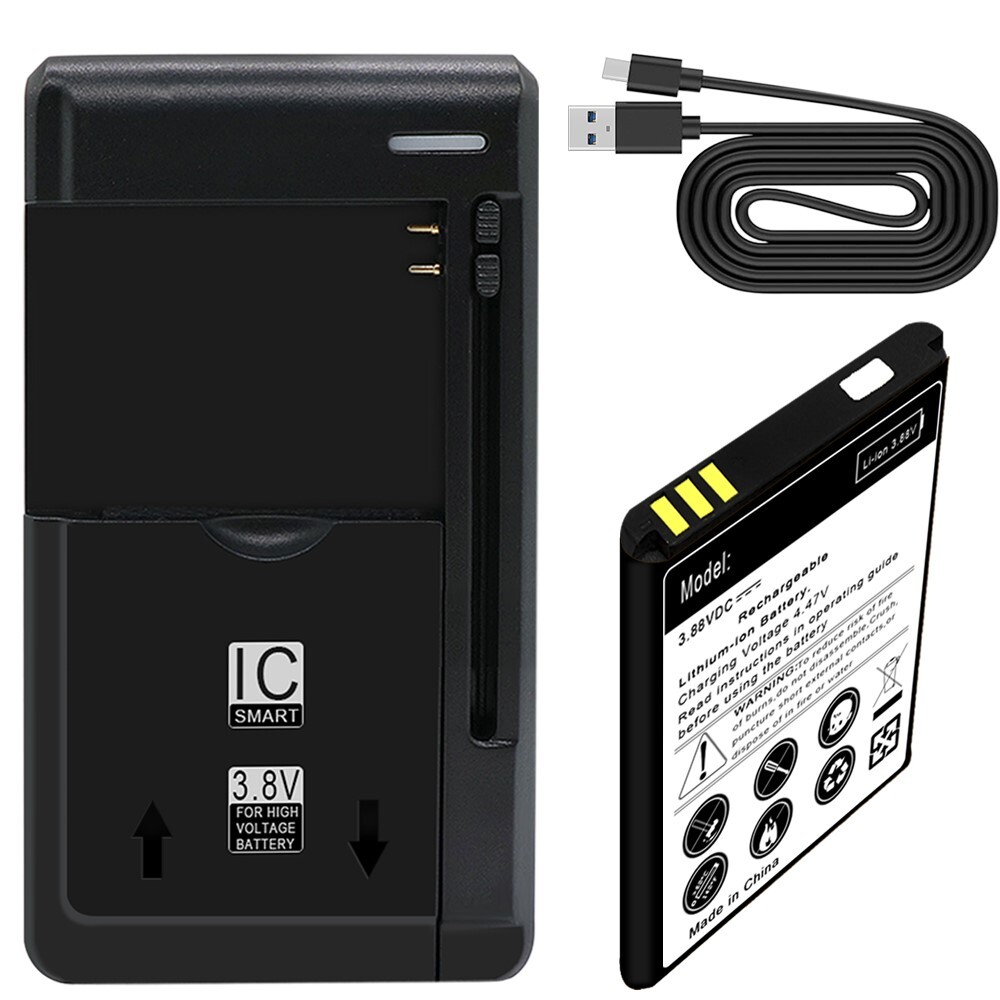 Long Lasting 2150mAh Battery Charger TypeC USB Cable for TMobile CAT