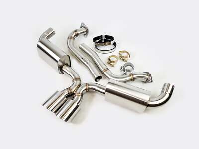 Catback Exhaust for 2016-2022 Porsche Cayman 718 Turbo X-pipe 4'' Tips